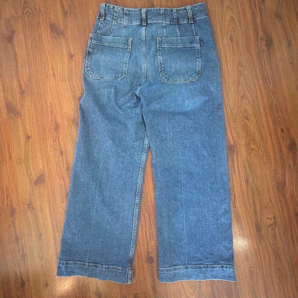 Pilcro Anthropologie jeans wide leg size 29 ankle length - Picture 4 of 4